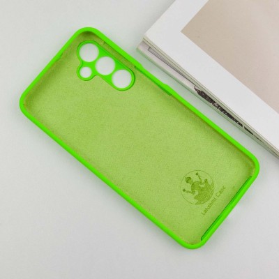 Чохол Silicone Cover Lakshmi Full Camera (AA) для Samsung Galaxy A16 4G/5G Салатовий / Neon green