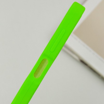 Чохол Silicone Cover Lakshmi Full Camera (AA) для Samsung Galaxy A16 4G/5G Салатовий / Neon green