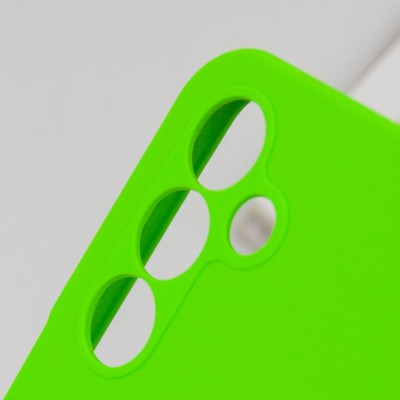 Чохол Silicone Cover Lakshmi Full Camera (AA) для Samsung Galaxy A16 4G/5G Салатовий / Neon green
