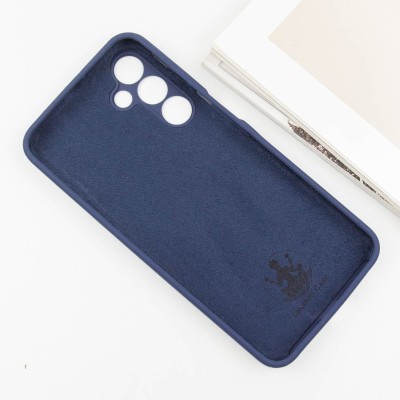 Чохол Silicone Cover Lakshmi Full Camera (AA) для Samsung Galaxy A16 4G/5G Синій / Midnight blue