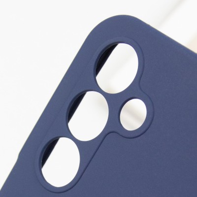 Чохол Silicone Cover Lakshmi Full Camera (AA) для Samsung Galaxy A16 4G/5G Синій / Midnight blue