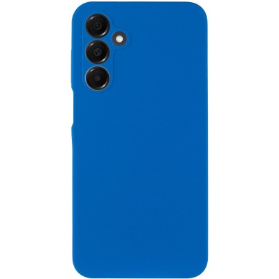 Чохол Silicone Cover Lakshmi Full Camera (AA) для Samsung Galaxy A16 4G/5G Синій / Navy blue