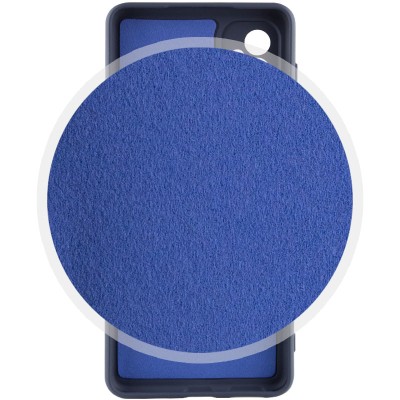 Чохол Silicone Cover Lakshmi Full Camera (AA) для Samsung Galaxy A23 4G Синій / Midnight Blue