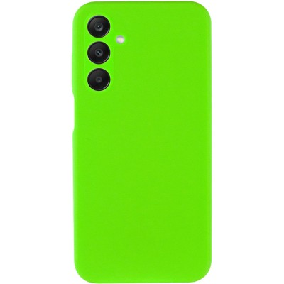 Чохол Silicone Cover Lakshmi Full Camera (AA) для Samsung Galaxy A25 5G Салатовий / Neon Green