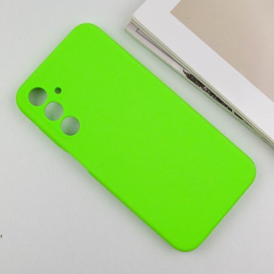 Чохол Silicone Cover Lakshmi Full Camera (AA) для Samsung Galaxy A25 5G Салатовий / Neon Green