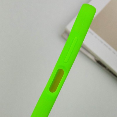 Чохол Silicone Cover Lakshmi Full Camera (AA) для Samsung Galaxy A25 5G Салатовий / Neon Green