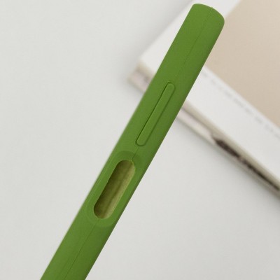 Чохол Silicone Cover Lakshmi Full Camera (AA) для Samsung Galaxy A26 5G Зелений / Dark green