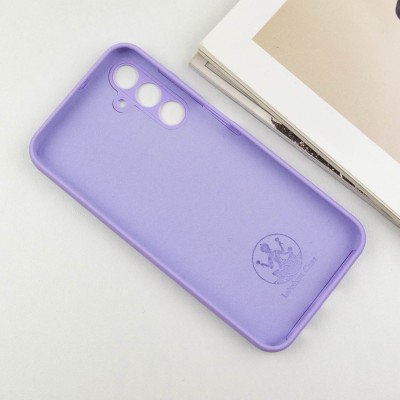 Чохол Silicone Cover Lakshmi Full Camera (AA) для Samsung Galaxy A35 Бузковий / Dasheen