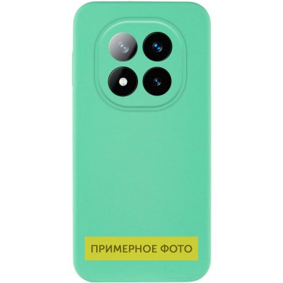 Чохол Silicone Cover Lakshmi Full Camera (AA) для Xiaomi Redmi A5 / Poco C71 Ментоловый / Mint