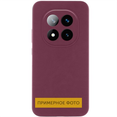 Чохол Silicone Cover Lakshmi Full Camera (AAA) для Xiaomi Redmi A5 / Poco C71 Бордовий / Plum