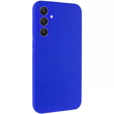 Чохол Silicone Cover Lakshmi Full Camera (AA) для Samsung Galaxy A35 Синій / Iris