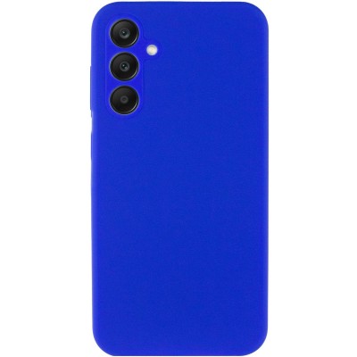 Чохол Silicone Cover Lakshmi Full Camera (AA) для Samsung Galaxy A35 Синій / Iris