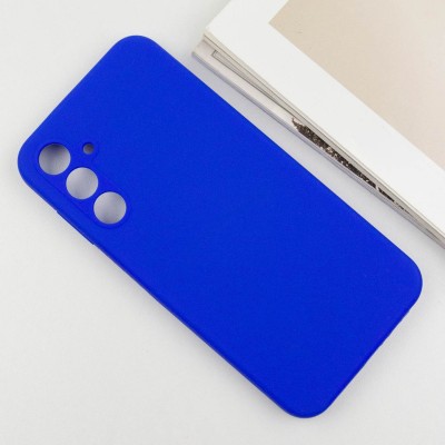 Чохол Silicone Cover Lakshmi Full Camera (AA) для Samsung Galaxy A35 Синій / Iris