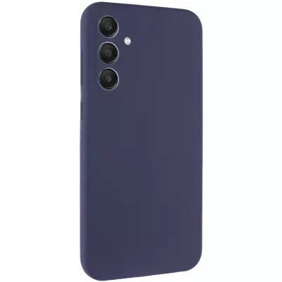 Чохол Silicone Cover Lakshmi Full Camera (AA) для Samsung Galaxy A35 Синій / Midnight Blue