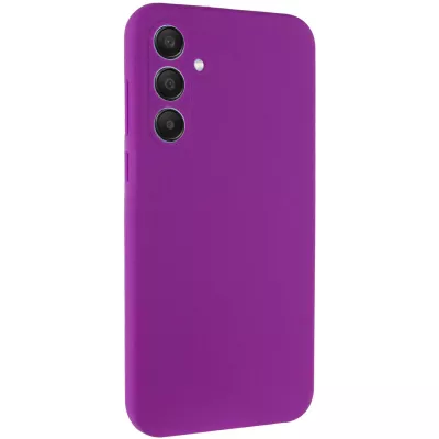 Чохол Silicone Cover Lakshmi Full Camera (AA) для Samsung Galaxy A55 Фіолетовий / Purple