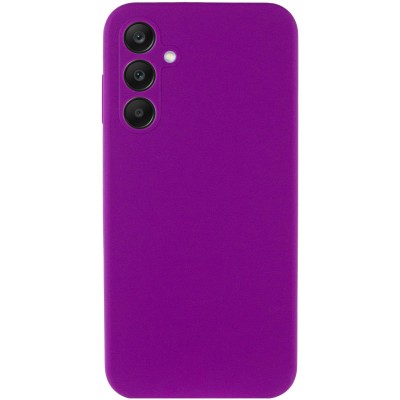 Чохол Silicone Cover Lakshmi Full Camera (AA) для Samsung Galaxy A55 Фіолетовий / Purple