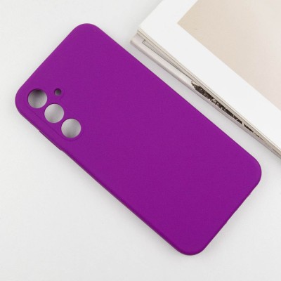 Чохол Silicone Cover Lakshmi Full Camera (AA) для Samsung Galaxy A55 Фіолетовий / Purple