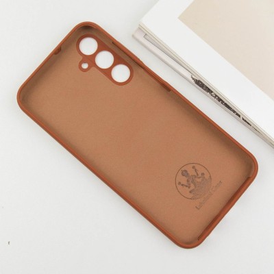 Чохол Silicone Cover Lakshmi Full Camera (AA) для Samsung Galaxy M35 5G Коричневий / Brown