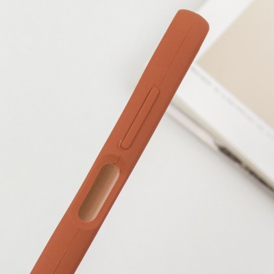 Чохол Silicone Cover Lakshmi Full Camera (AA) для Samsung Galaxy M35 5G Коричневий / Brown