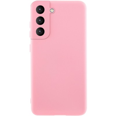 Чохол Silicone Cover Lakshmi Full Camera (AA) для Samsung Galaxy S21 FE Рожевий / Pink