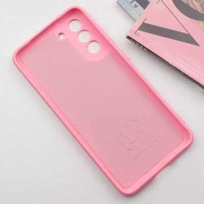 Чохол Silicone Cover Lakshmi Full Camera (AA) для Samsung Galaxy S21 FE Рожевий / Pink