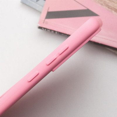 Чохол Silicone Cover Lakshmi Full Camera (AA) для Samsung Galaxy S21 FE Рожевий / Pink
