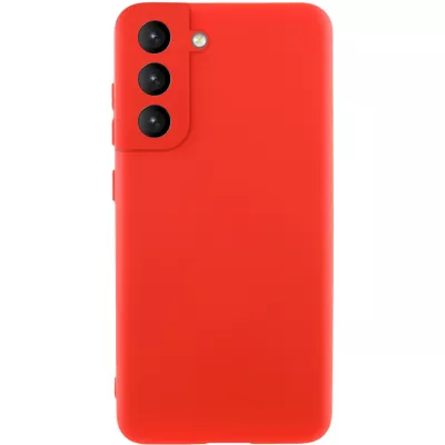 Чохол Silicone Cover Lakshmi Full Camera (AA) для Samsung Galaxy S21 FE Червоний / Red