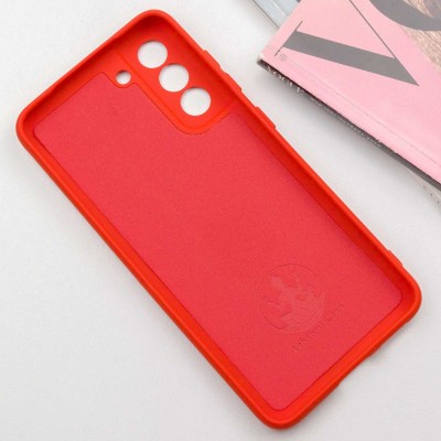 Чохол Silicone Cover Lakshmi Full Camera (AA) для Samsung Galaxy S21 FE Червоний / Red