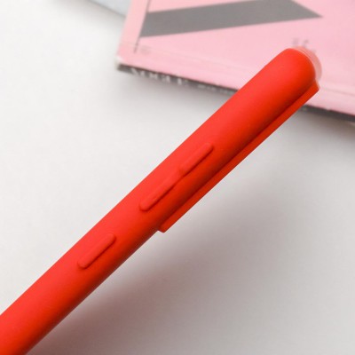 Чохол Silicone Cover Lakshmi Full Camera (AA) для Samsung Galaxy S21 FE Червоний / Red
