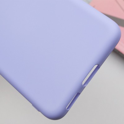 Чохол Silicone Cover Lakshmi Full Camera (AA) для Samsung Galaxy S22 Бузковий / Dasheen