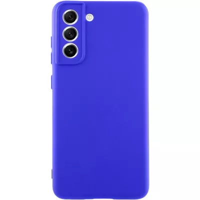 Чохол Silicone Cover Lakshmi Full Camera (AA) для Samsung Galaxy S22 Синій / Iris
