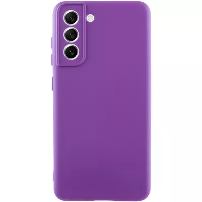 Чохол Silicone Cover Lakshmi Full Camera (AA) для Samsung Galaxy S22 Фіолетовий / Purple