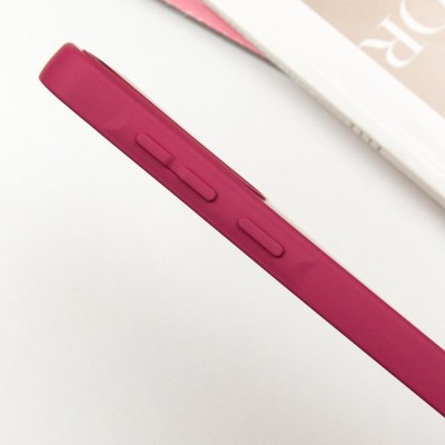 Чохол Silicone Cover Lakshmi Full Camera (AA) для Samsung Galaxy S24 Бордовий / Marsala
