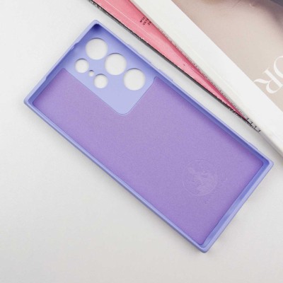 Чохол Silicone Cover Lakshmi Full Camera (AA) для Samsung Galaxy S25 Ultra Бузковий / Dasheen