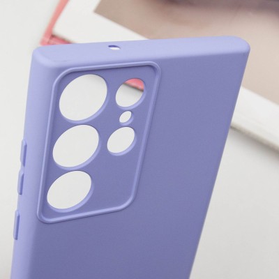 Чохол Silicone Cover Lakshmi Full Camera (AA) для Samsung Galaxy S25 Ultra Бузковий / Dasheen