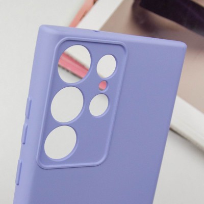 Чохол Silicone Cover Lakshmi Full Camera (AA) для Samsung Galaxy S25 Ultra Бузковий / Dasheen