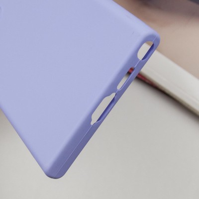 Чохол Silicone Cover Lakshmi Full Camera (AA) для Samsung Galaxy S25 Ultra Бузковий / Dasheen