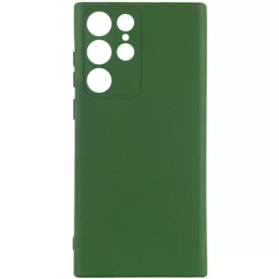 Чохол Silicone Cover Lakshmi Full Camera (AA) для Samsung Galaxy S25 Ultra Зелений / Dark green