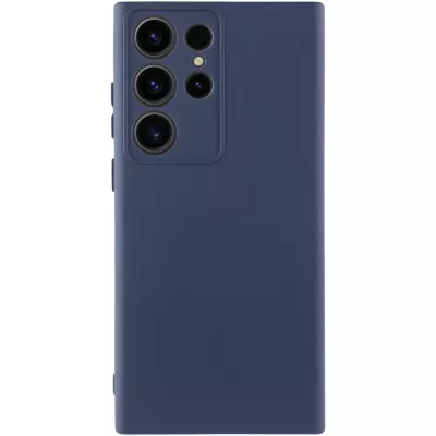 Чохол Silicone Cover Lakshmi Full Camera (AA) для Samsung Galaxy S25 Ultra Синій / Midnight Blue