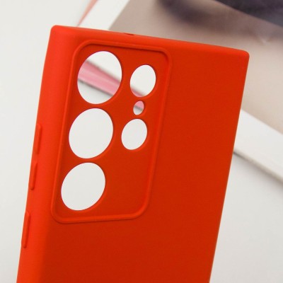 Чохол Silicone Cover Lakshmi Full Camera (AA) для Samsung Galaxy S25 Ultra Червоний / Red