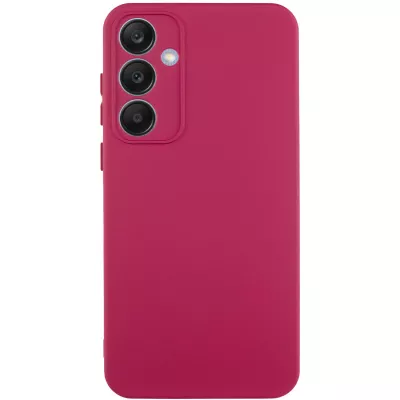 Чохол Silicone Cover Lakshmi Full Camera (AA) для Samsung Galaxy S25 Бордовий / Marsala