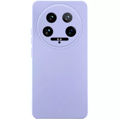 Чохол Silicone Cover Lakshmi Full Camera (AA) для Xiaomi 14 Ultra Бузковий / Dasheen