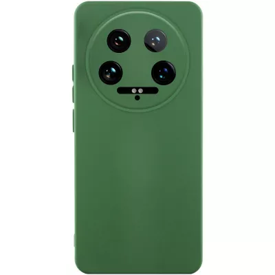 Чохол Silicone Cover Lakshmi Full Camera (AA) для Xiaomi 14 Ultra Зелений / Dark green