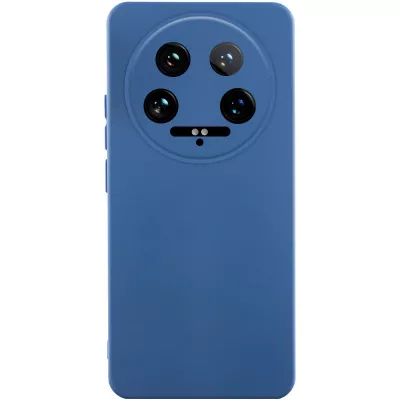 Чохол Silicone Cover Lakshmi Full Camera (AA) для Xiaomi 14 Ultra Синій / Navy Blue