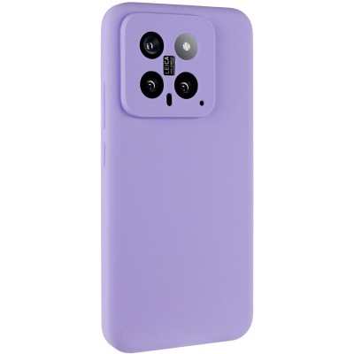 Чохол Silicone Cover Lakshmi Full Camera (AA) для Xiaomi 14 Бузковий / Dasheen