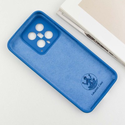 Чохол Silicone Cover Lakshmi Full Camera (AA) для Xiaomi 14 Синій / Navy Blue