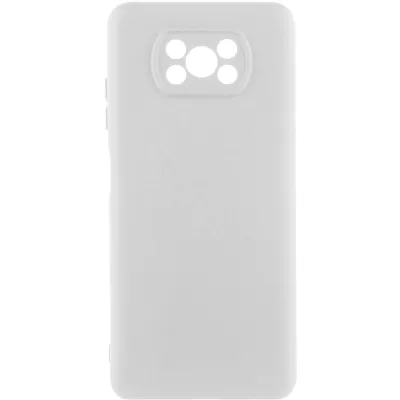 Чохол Silicone Cover Lakshmi Full Camera (AA) для Xiaomi Poco X3 NFC / Poco X3 Pro Білий / White