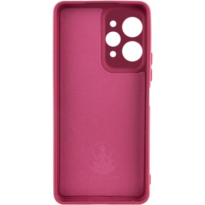 Чохол Silicone Cover Lakshmi Full Camera (AA) для Xiaomi Redmi 12 Бордовий / Marsala