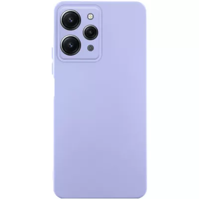 Чохол Silicone Cover Lakshmi Full Camera (AA) для Xiaomi Redmi 12 Бузковий / Dasheen