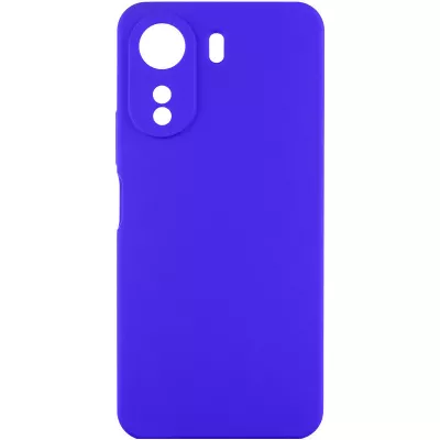 Чохол Silicone Cover Lakshmi Full Camera (AA) для Xiaomi Redmi 13C / Poco C65 Синій / Iris
